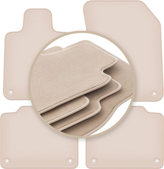 Premium Beige Floor Mats Volvo V90 Ii Wagon 2016