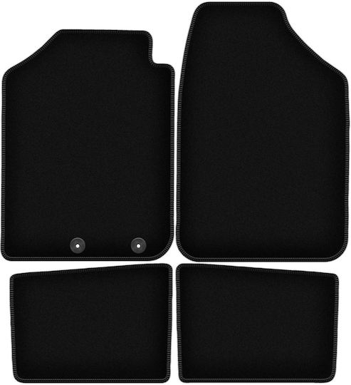 Basic Black Velvet Floor Mats Dacia Spring Hatchback 2021