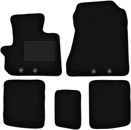 Black Velvet Car Mats Toyota Iq Hatchback 2009