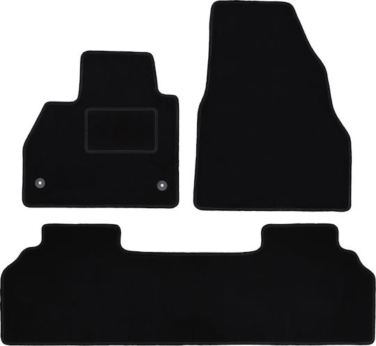 Black Velvet Floor Mats Mercedes Citan Kombivan 2012
