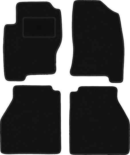 Черни кадифени стелки за под Nissan Navara III D40 Pickup 2005-2011