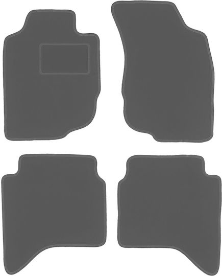 Graphit-Autofußmatten Toyota Hilux VII N25 N2 Pickup 2006-2015