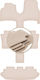 Premium Beige Car Mats Fiat Ulysse II 7-Seater 2002-2010
