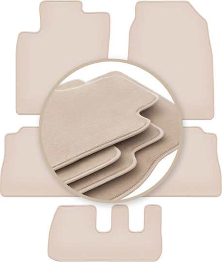 Premium Beige Floor Mats Chevrolet Captiva 7-seater 2006-2017