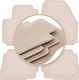 Premium Beige Fußmatten Ford Mondeo Mk4 Liftback Limousine Kombi 2007-2012