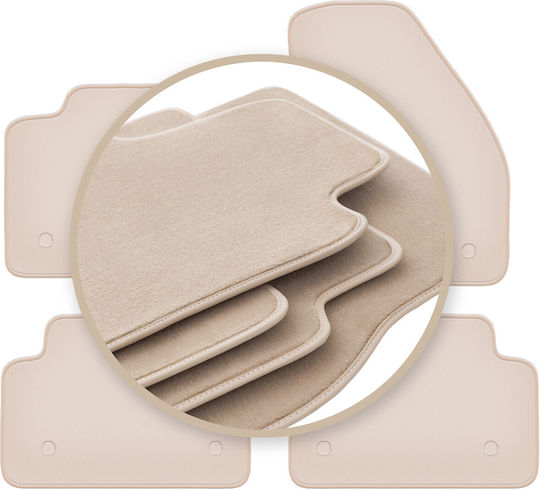 Premium Beige Floor Mats Jaguar E-pace Suv 2017