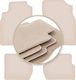 Premium Beige Floor Mats Nissan Almera N16 Hatchback 2000-2006