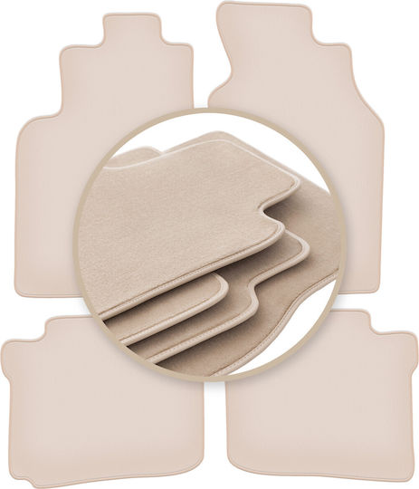 Premium Beige Car Mats Mitsubishi Space Star Minivan 1999-2005