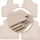 Premium Beige Car Mats for Volkswagen Routan Minivan 2008-2016