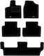 Black Velvet Car Mats Volkswagen Routan 7-Seater 2008-2015