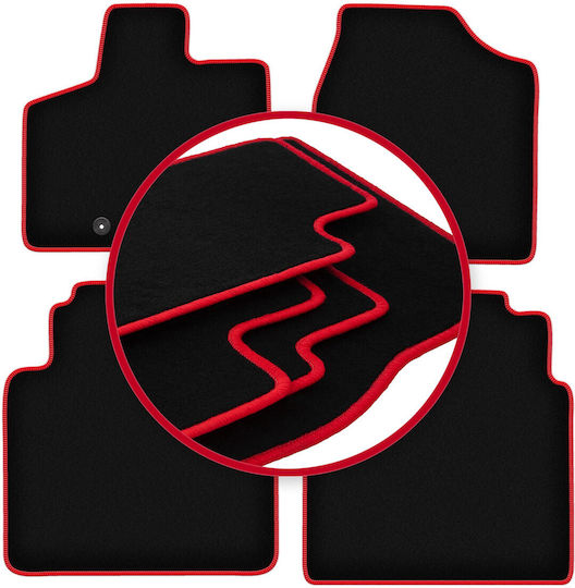 Carlux Red Car Mats Volkswagen Routan Minivan 2008-2016