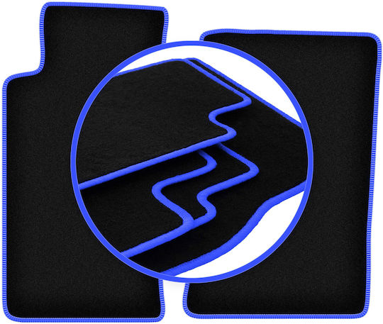Carlux-blau Autoteppiche Mazda MX-5 II NB Cabrio 1998-2005