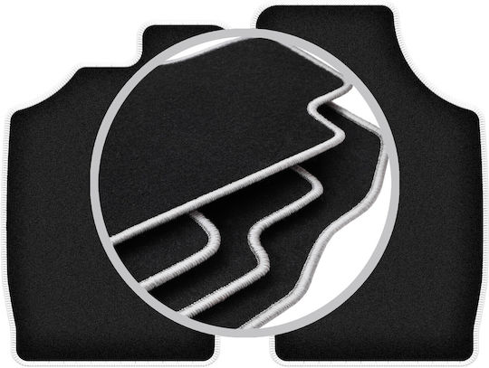Carlux-Silber Autoteppiche Daihatsu Cuore V Hatchback 1997-2003