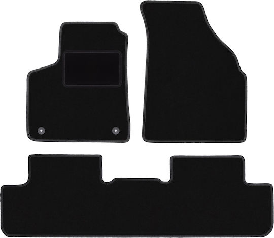 Black Velvet Floor Mats Chevrolet Tacuma Minivan 2000-2011