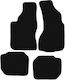 Basic Black Velvet Floor Mats Audi V8 Sedan 1988-1993