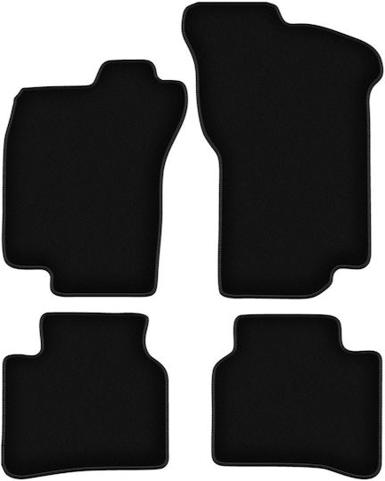 Basic Black Velvet Floor Mats Lancia Delta Ii Hatchback 1993-1999