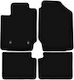 Covorașe de podea negre simple din catifea Toyota Corolla E12 E13 Hatchback Wagon Sedan 2002-2007