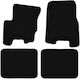 Basic Black Velvet Floor Mats Ssangyong Korando Ii Kj Suv 1998-2006