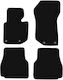 Basic Schwarze Samt Fußmatten BMW 3 E36 Cabrio 1993-2001