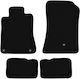Basic Black Velvet Floor Mats Mercedes Sl R129 Roadster 1998-2002