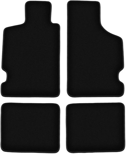 Basic Black Velvet Floor Mats Citroen Saxo Hatchback 1996-2003