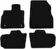 Basic Black Velvet Floor Mats Nissan Leaf I Hatchback 2010-2017