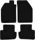Basic Black Velvet Floor Mats Saab 9000 Sedan 1984-1991