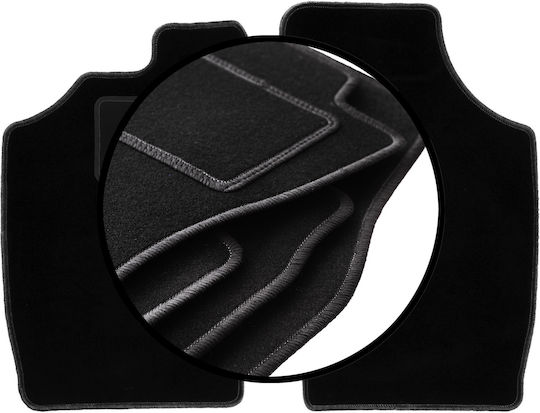 Velour Car Mats Set for Daihatsu Cuore V Hatchback 1997-2003