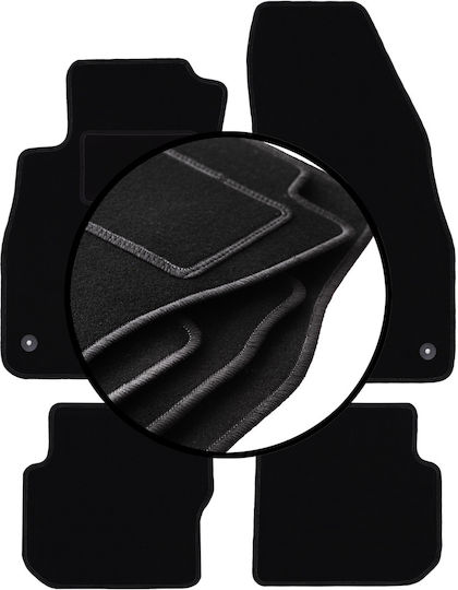 Velour Car Mats Set Alfa Romeo Mito Hatchback 2008-2019