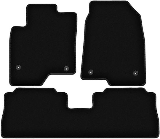 Covorașe de podea din catifea neagră simple Opel Antara SUV 2006-2017
