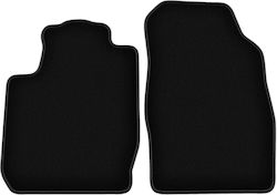 Schwarze Samt-Fußmatten Basic für Ford Streetka Cabrio 2003-2006 Schwarze Samt-Fußmatten Basic für Ford Streetka Cabrio 2003-2006