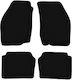 Covorașe de podea negre simple din catifea Suzuki Baleno I Hatchback Sedan Break 1995-2007
