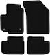 Basic Black Velvet Car Mats Fiat Sedici