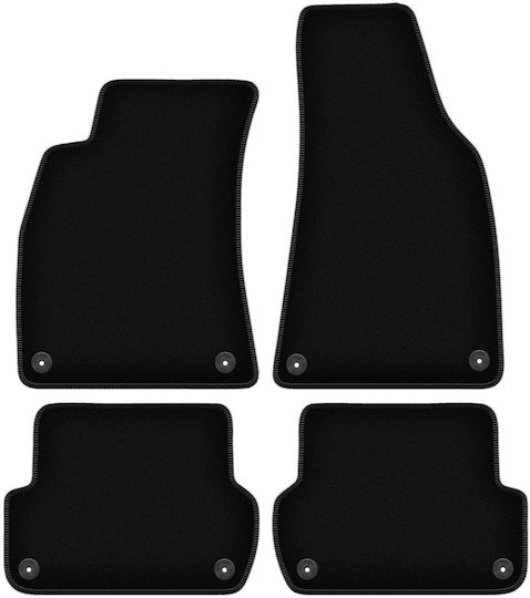 Basic Black Velvet Floor Mats Seat Exeo Sedan Wagon 2008-2015