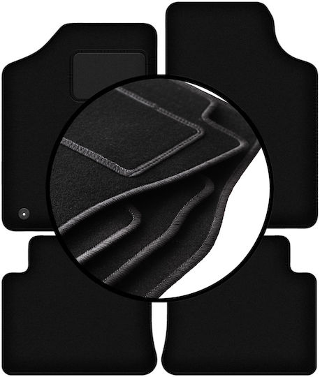 Velour Carpet Mats Set Citroen Zx Hatchback 1991-1998