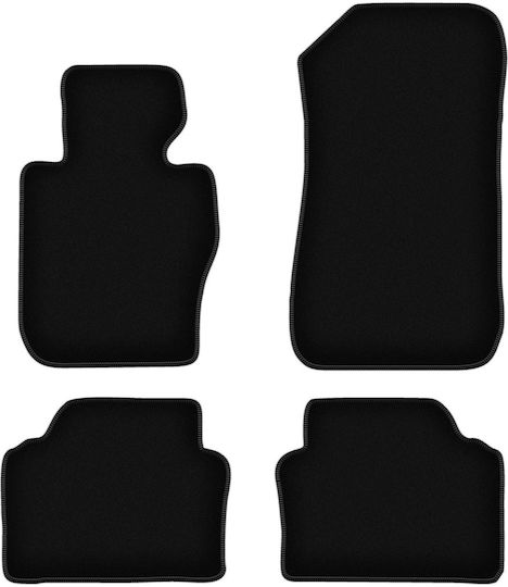Basic Black Velvet Floor Mats Bmw 3 E90 Xdrive Sedan 2004-2011
