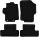 Basic Black Velvet Floor Mats Peugeot 1007 Minivan 2004-2009