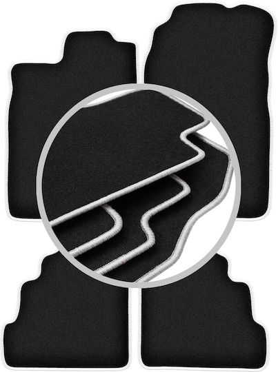 Carlux-silver Car Mats Saab 900 Ii Hatchback Liftback 1994-1998