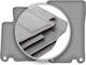 Gray Car Mats Mercedes Sl R230 Roadster 2001-2011
