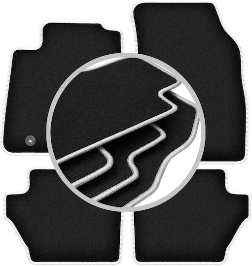 Carlux-silver Car Mats Ford Fiesta Mk7 Hatchback 2008-2011