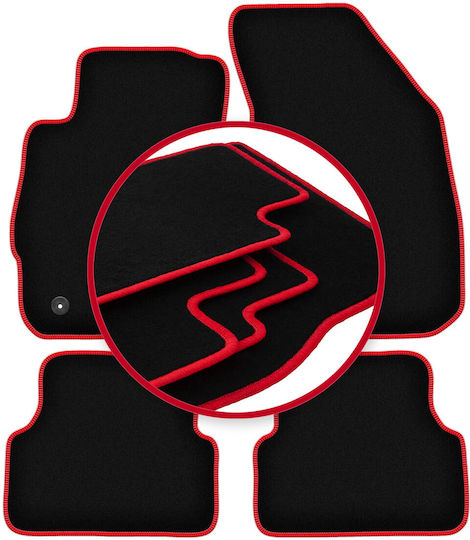 Carlux-red Car Mats Chevrolet Aveo Ii T300 Hatchback Sedan 2011