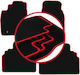 Carlux-red Car Mats Toyota Previa Ii Minivan 2000-2005