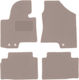 Beige Velvet Floor Mats Hyundai Ix35 Suv 2009-2015