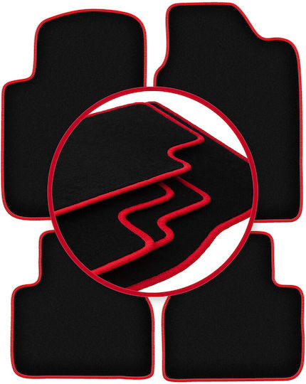 Carlux Red Car Mats Land Rover Freelander I SUV 1996-2006