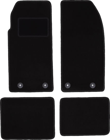 Black Velvet Floor Mats Peugeot 205 Cabrio 1983-1998