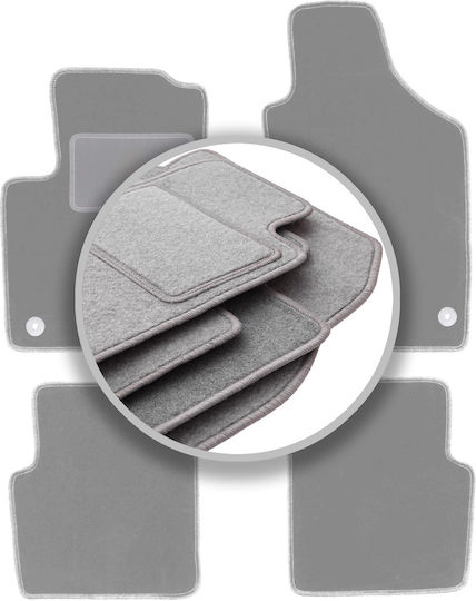 Gray Car Mats Fiat 500 Fl Hatchback 2013-2019