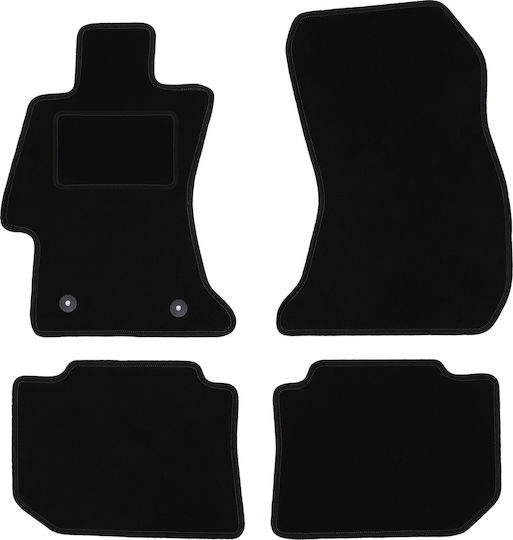Black Velvet Car Mats Subaru Legacy Vi Sedan 2014-2019