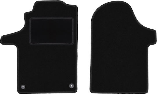 Black Velvet Car Mats Toyota Corolla Verso Ii 7-Seater 2004-2009
