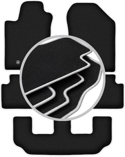 Carlux-silver Car Mats Toyota Corolla Verso Ii 7 Seater 2004-2009