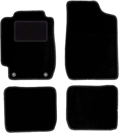 Black Velvet Floor Mats Toyota Corolla E10 Hatchback Wagon Sedan 1992-1997